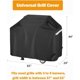 thumbnail image 2 of Cubierta para parrilla de 55 pulgadas, cubierta impermeable resistente para parrilla, cubierta para parrilla de barbacoa para Weber Spirit 200 y 300, Spirit II 300, cubierta para parrilla de barbacoa, 2 of 5