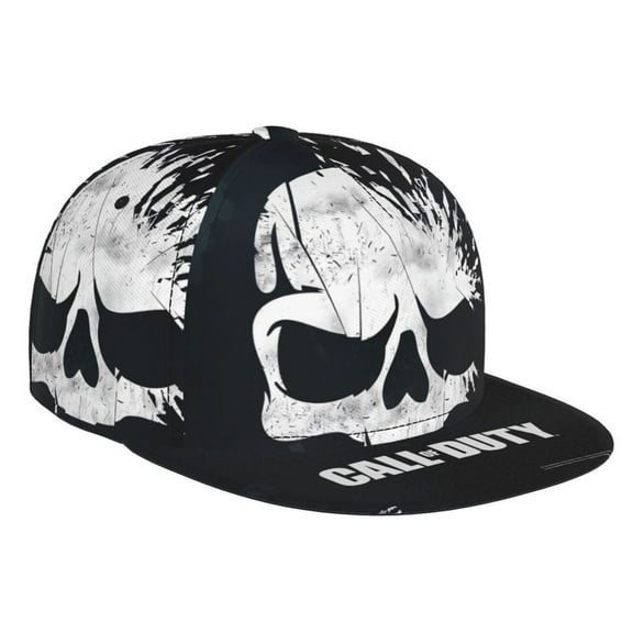 Call Of Duty Baseball Cap For Men, Women & Kids, Classic Flat Brim Hat Hip Hop Trucker Hat Adjustable Snapback Hat