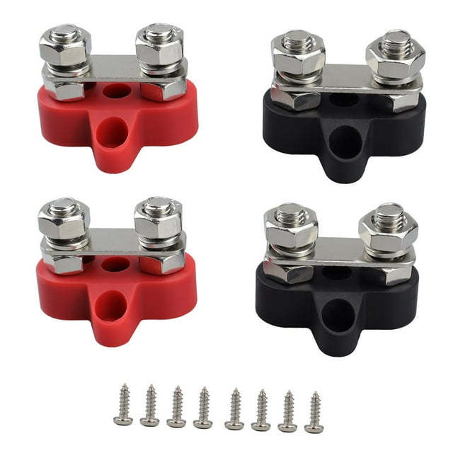 Almencla Bus Bar Terminal Block , Studs Junction Block Post, High Performance Premium M6