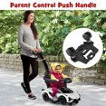 thumbnail image 5 of OLAKIDS 3 In 1 Ride on Push Car, Licensed Lamborghini Stroller Sliding Walking Car with Push Handle, Music, USB, Headlight, Under Seat Storage, Kids Foot-to-Floor Toy for 18-60 Months, 5 of 10