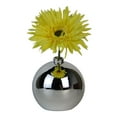 thumbnail image 5 of Skywin Convex Mirror Vase Silver Cubicle Decorations with Flower - 4" x 4" Cubicle Mirror, Desk Mirror To See Behind You - Aesthetic Office Cubicle Accessories, Office Cubicle Decor Organizer, 5 of 7