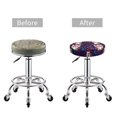 thumbnail image 4 of Cauagu Llama Alpaca Print Round Stool Covers,Seat Cushion for Round Bar Stool Chair Seat Cover for Bar Round Chair Fits for 12/13/14in Bar Stool Cushion, 4 of 7