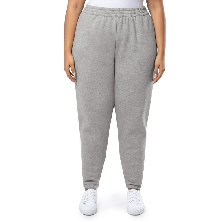 Terra Sky Women s Plus Size Cotton Blend Fleece Sweatpants 3 Pack Walmart
