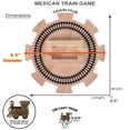 thumbnail image 4 of Juego de dominó Mexican Train RNK Gaming Double 12 con funda, 4 of 5