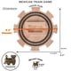thumbnail image 4 of Juego de dominó Mexican Train RNK Gaming Double 12 con funda, 4 of 5