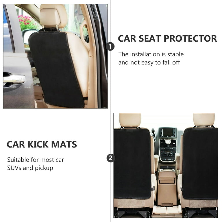 Car Kick Mats 2pcs Car Kick Mats Back Seat Protector Durable Car Seat Protector for Kids Walmart