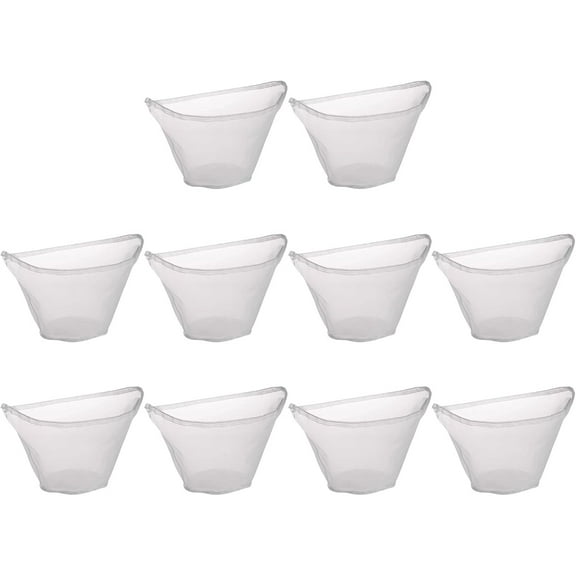 10Pieces Bowl-Shaped Cheesecloth Bags - Reusable Fine Mesh Filter Bags for Nut Milk, Soy Milk, Dumpling Fillings, and Juice Straining in the Kitchen M