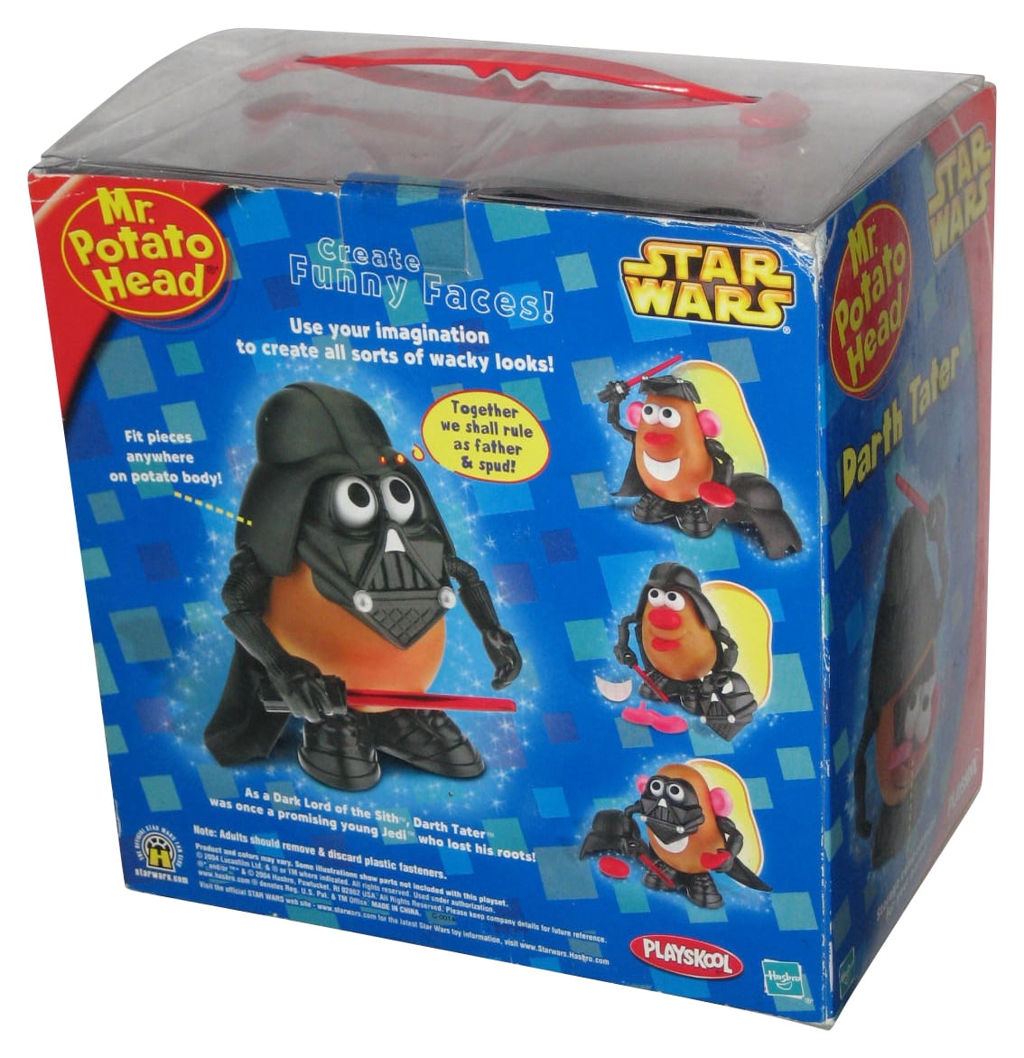 Darth Tater 18 PC Container Playset Hasbro Mr Potato Head W/ Vader Outfit B319 for sale online 