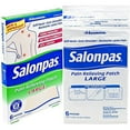 thumbnail image 2 of Salonpas Large Pain Relieving Patch, 5.67" x 3.62", 6 Patches (Pack of 2), 2 of 8