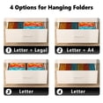 thumbnail image 5 of Ktaxon Wood 2 Drawer File Cabinet with Lock, Lateral  Lockable Wood Filing Cabinet for Home Office, Printer Stand with Drawers, Fits Letter, Legal & A4 Files, White, 5 of 9
