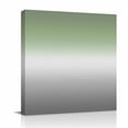 thumbnail image 2 of Canvas Wall Art Sage Green Canvas Art Print and Grey Ombre Color Gradient Pictures Wall Decor for Living Room Bedroom Artwork Decorations Stretched Framed Ready to Hang 8"x8", 2 of 9