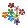 thumbnail image 2 of Becaristey 100 Pièces Fleurs Appliques Fleur Forme Patch Bricolage Cheveux Clip Coiffure, 2 of 6