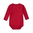 thumbnail image 3 of Busydd Baby Romper 0-24 Months Comfy Solid Color V Neck Cotton Newborn Clothes Breathable Long Sleeve Button Baby Girl Clothes 3-6 Months, 3 of 6