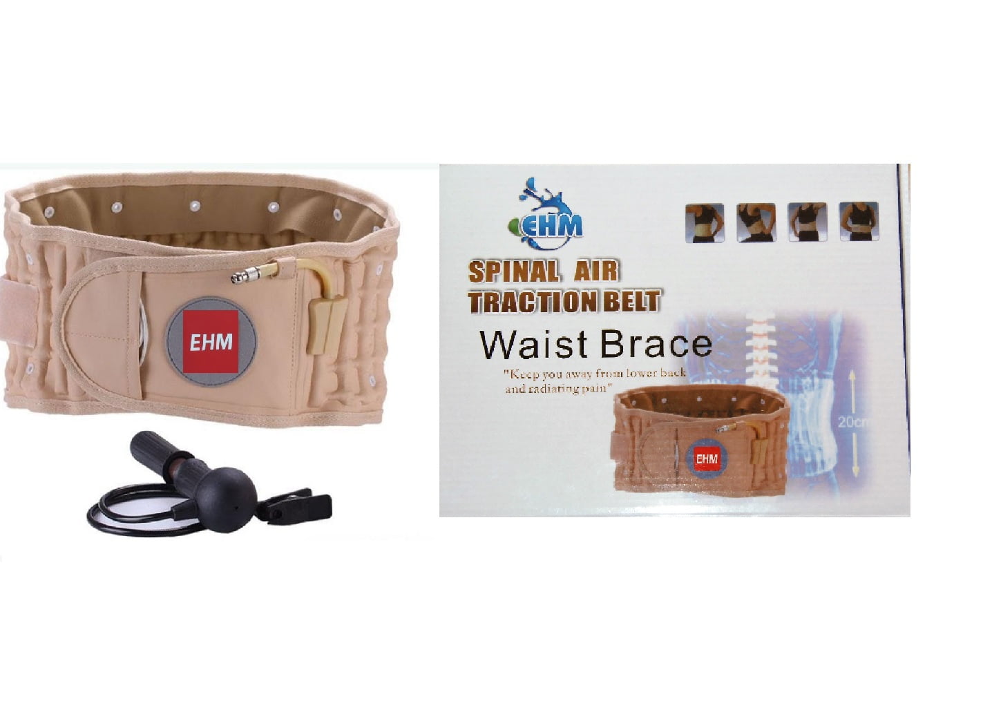Physio Back Belt Spinal Pain Pressure Relief Health Care