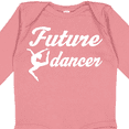 thumbnail image 4 of Inktastic Future Dancer Childs Dancing Girls Long Sleeve Baby Bodysuit, 4 of 5
