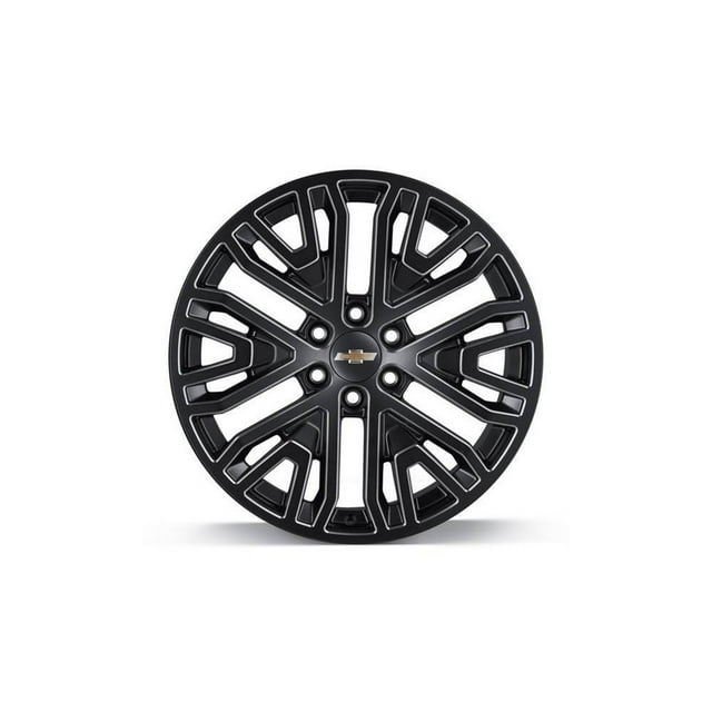 Rin de Aluminio 22 GM Parts Color Negro con Detalles Brillantes Modelo 84799390 Chevrolet Suburban 2021-2023