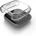 thumbnail image 3 of Paquete de 3 fundas protectoras de pantalla, ultrafinas, suaves, protectoras de TPU, cubierta completa, compatible con reloj inteligente, transparente, 3 of 5
