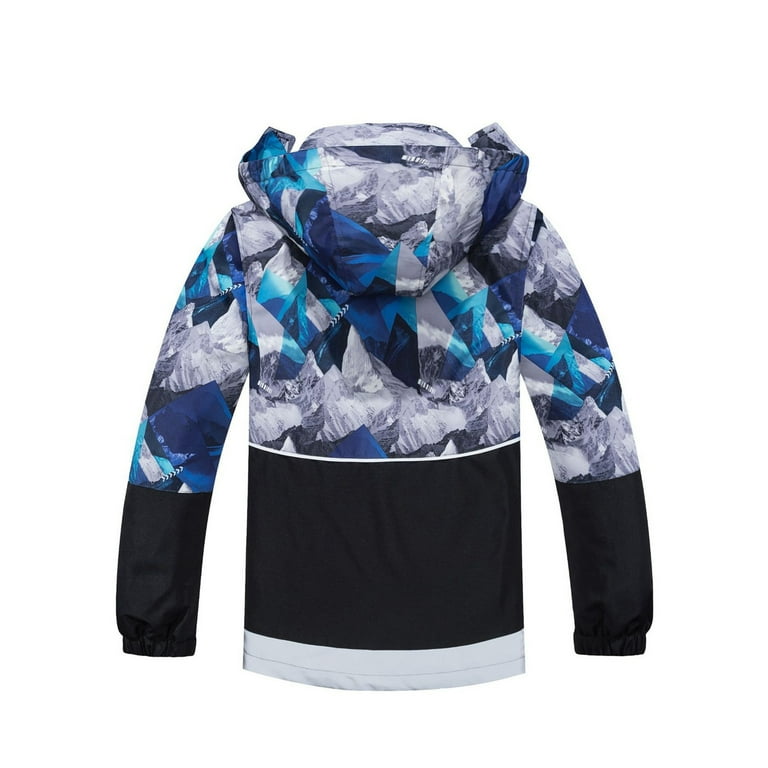 FUZHIQ Boys Windbreaker Jacket Lightweight Breathable Outdoor