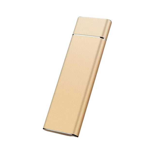 Methold Unidad USB de estado sólido móvil SSD 2TB Plug and Play Aspecto de moda 5 lectura antisísmica 20M/S Electrónica Oro 2TB