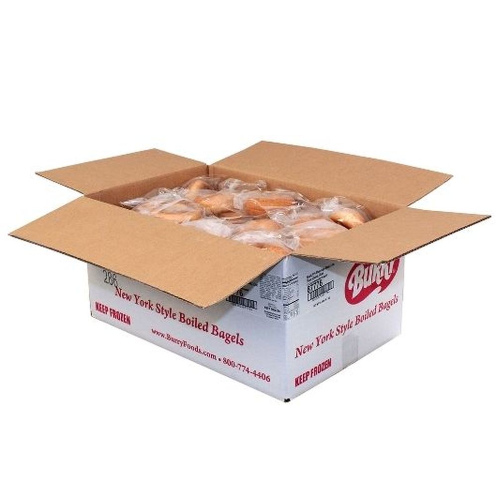 Burry Sliced Whole Wheat White Bagel, 2.3 Ounce 72 per case