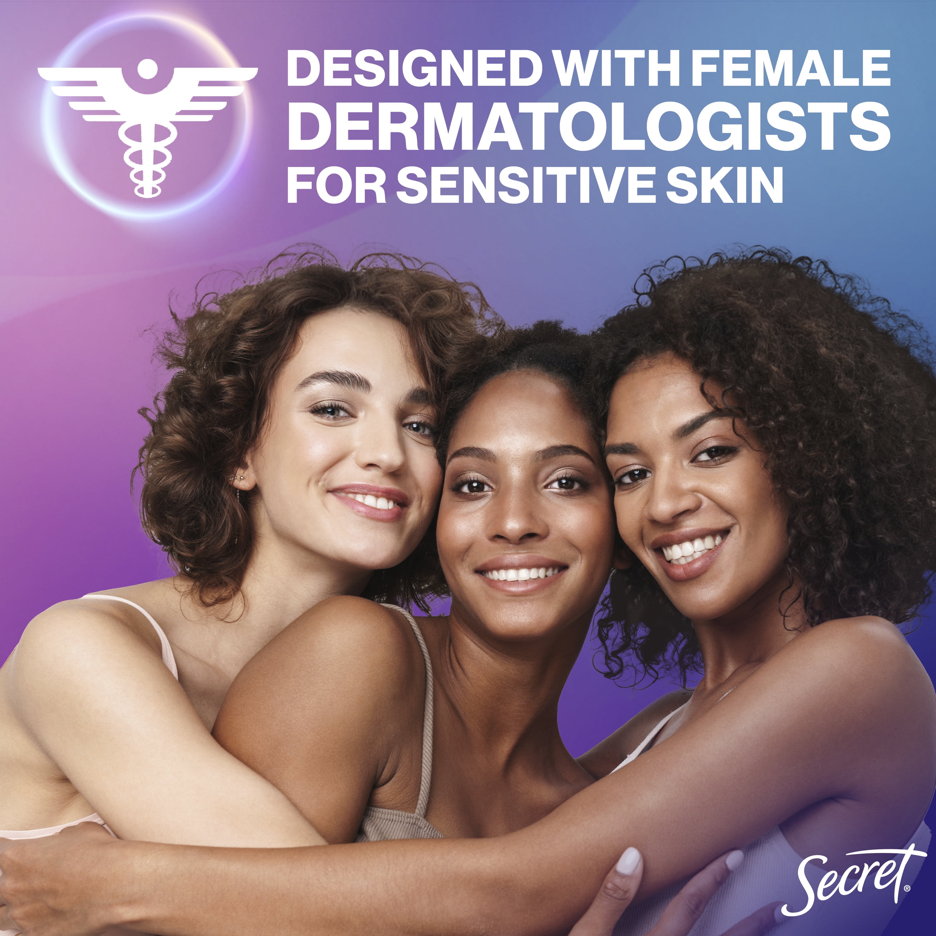 Secret Women's Whole Body Aluminum Free Deodorant Clear Cream Unscented 3.0oz