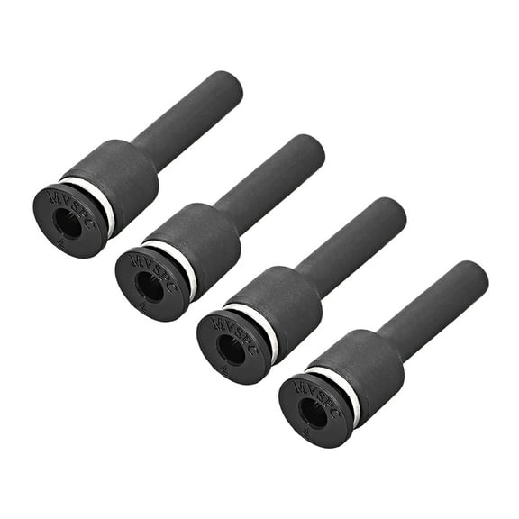 4mm Push Lock Tube Fitting, End OD 6mm Quick Link Air Fitting 4pcs