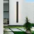 thumbnail image 4 of 50 in. Long Black Metal Outdoor Wall Sconces,Dimmable LED Porch Lights, 4 of 8