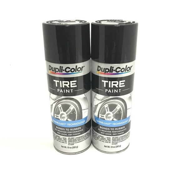 Duplicolor TP1012 PACK BLACK All Weather Longlasting Tire Paint