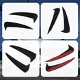 thumbnail image 6 of 2x Rear Bumper Splitter Spoiler Canard Air Vent Black for Mercedes-Benz C300, 6 of 6