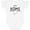 AA-White, variant on Inktastic It's Home- Alabama State Outline DIstressed Text Boys or Girls Baby Bodysuit