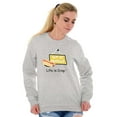 thumbnail image 4 of Out Of Mustard Hot Dog BBQ Grilling Sweatshirt for Men or Women Brisco Brands S, 4 of 6
