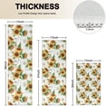 thumbnail image 4 of White Sunflower Bouquet Pattern Kitchen Rugs Sets Of 3,Kitchen Runner Rugs Non Skid Washable,Decorative Kitchen Floor Mats for Kitchen,Sink,Laundry,17"x30"+ 17"x47" + 17"x59", 4 of 6