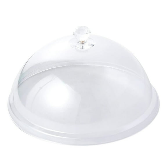 Acahhotxx Dome Covers, Clear Food Dome Guard Shield Keep for Covers for Vegetable Cake Fruit Tray for L - 10 -inch diameter 26.5cm
