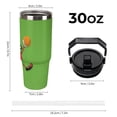 thumbnail image 2 of Looney Tunes Marvin The Martian 30 OzTumbler with Handle And Straw, Stainless Steel Double Wall Vacuum Insulated Coffee Cup Travel Mug for Gym, Outdoors, Commute, Work, 2 of 8