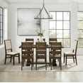 thumbnail image 2 of Crosley Furniture Joanna 9-Piece Dining Table Set in Dark Oak/Creme, 2 of 6