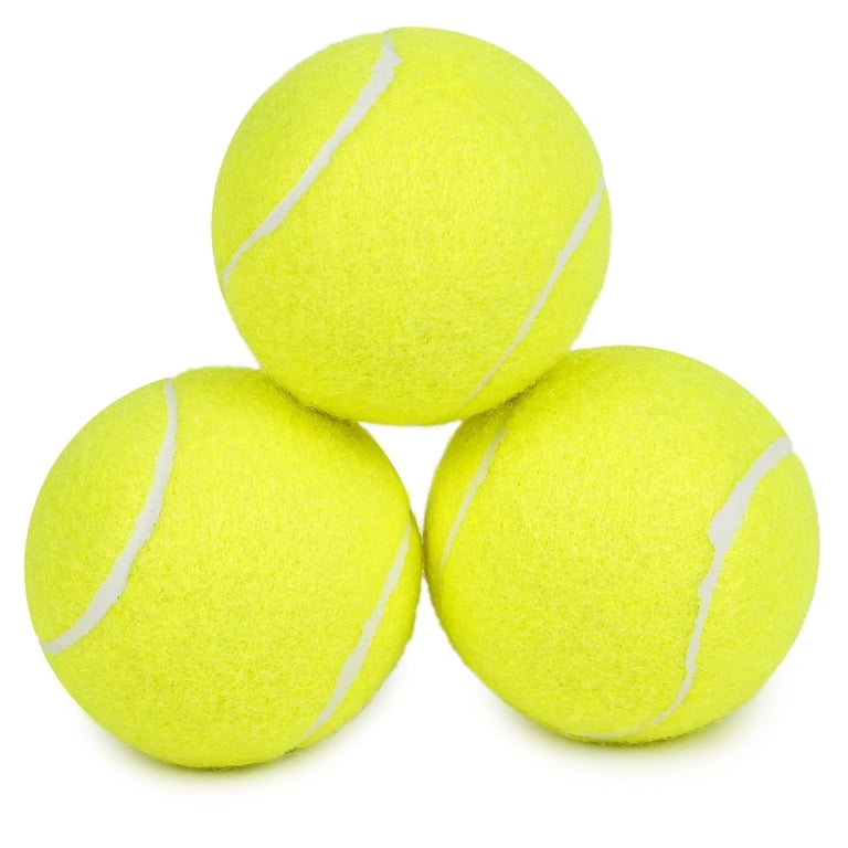 Prime Pets Tennis Balls with Squeakers Fetch Toy, 3 Pack 2.5 Inch photo 1