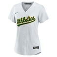 thumbnail image 2 of Women's Nike Zack Gelof White Athletics Home Replica Jersey, 2 of 3