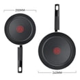 thumbnail image 2 of Juego de Sartenes T-fal Simply Cook Rojo 20 y 24 cm, 2 of 3