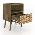 thumbnail image 2 of Liberty Nightstand 1.0 in Rustic Brown and 3D Brown Prints, 2 of 7