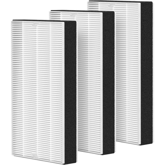3 packs F1 Repalcement Filter Compatible with 3M Filtrete C01 T02 Series FAP-C01-F1,FAP-T02-F1, FAP-C01BA-G1 and FAP-T02WA-G1 Air Purifi-er, Part# FAPF-F1-2P