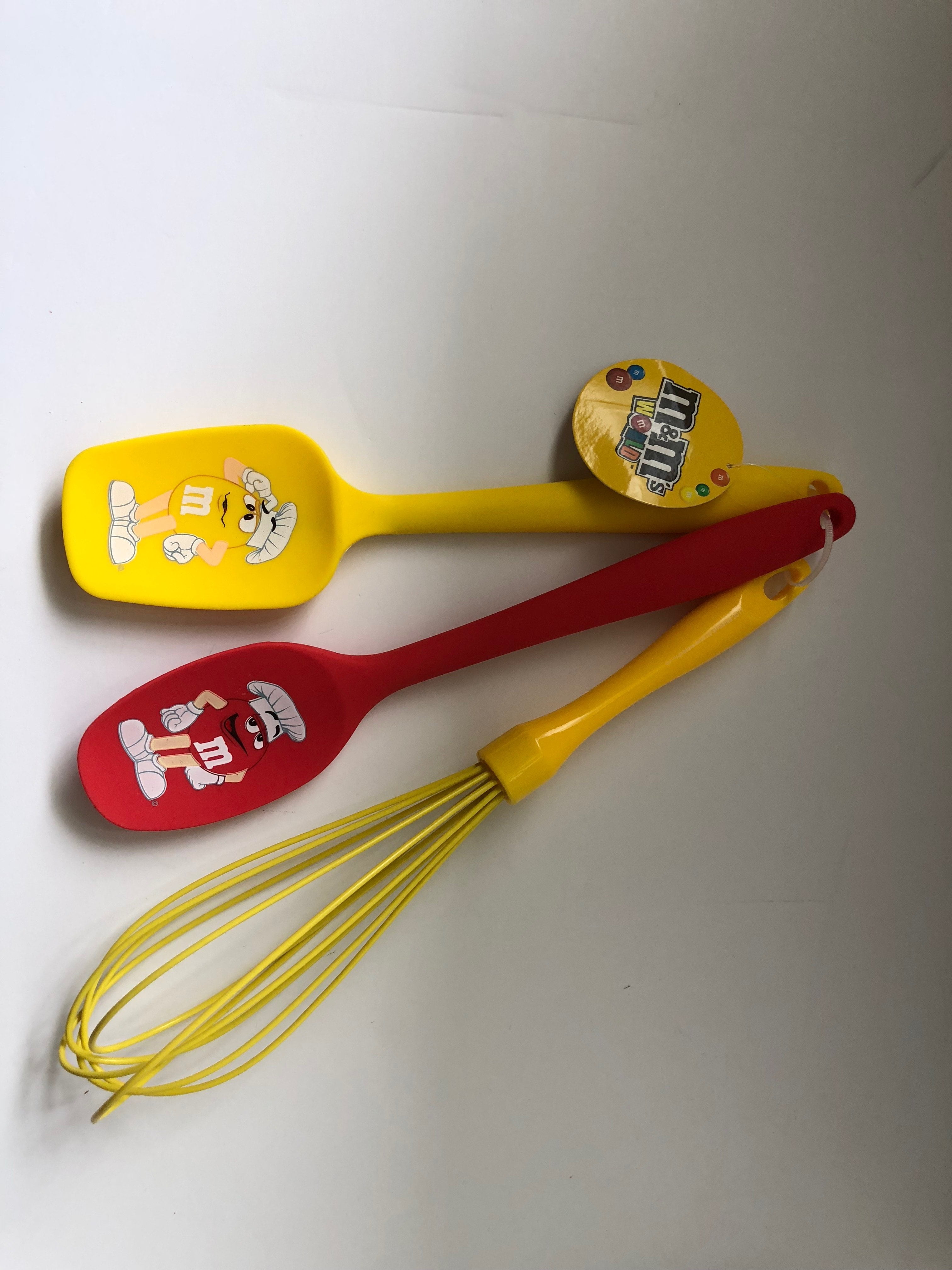 M&M's World Characters Baking Spoon and Whisk Set New with Tags