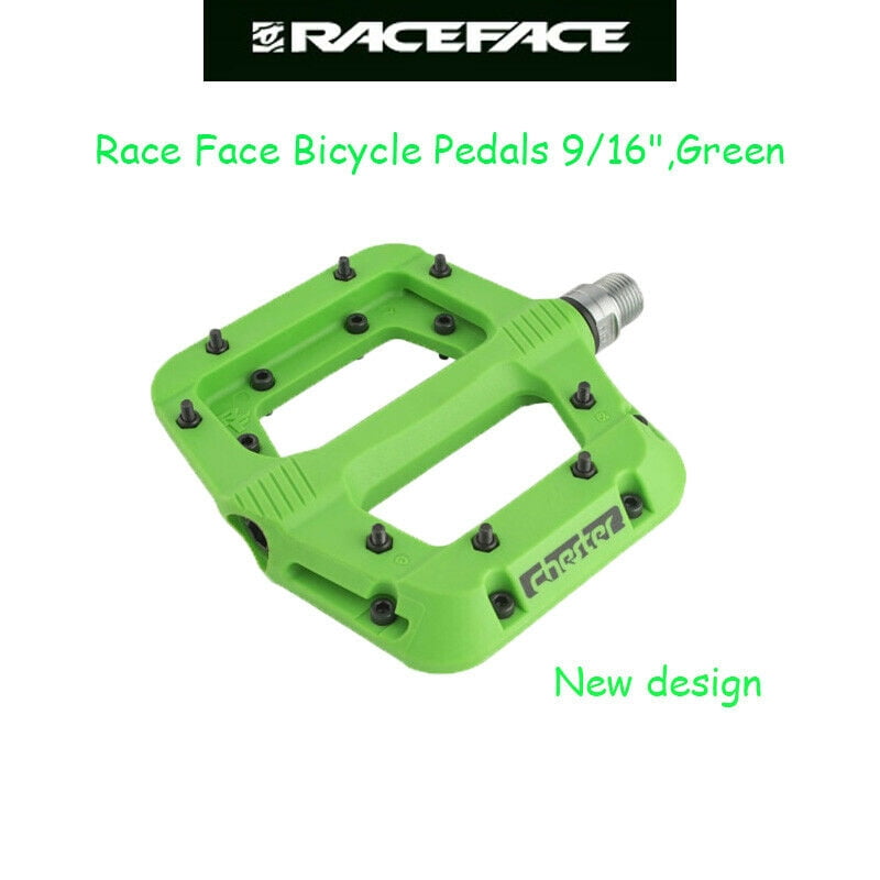 Race Face Chester Composite Platform Pedals:9/16" Pair Flat Pedal MTB Yellow 