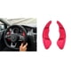 thumbnail image 2 of 2 uds cubierta de ajuste extendido de de volante para GTI Scirocco 2015 2016 2017 accesorios de decoración de interiores aleación de alu rojo Yotijar Extensión de la palanca de cambios de cambio, 2 of 8