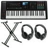 M-Audio CTRL 49 49-Key MIDI Keyboard Controller+Mackie/HUI Ctrl+Stand+Headphones