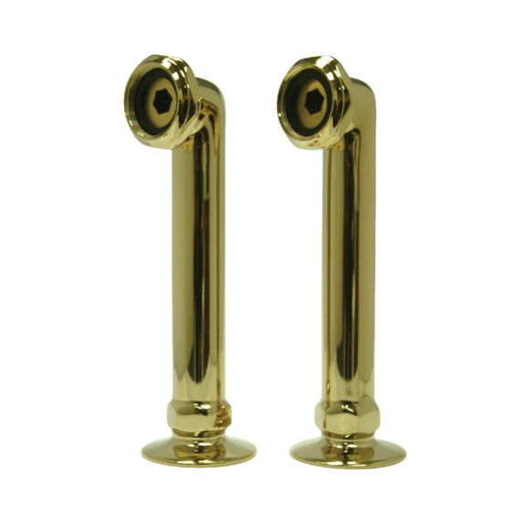 Kingston Brass CC6RS2 Vintage 6-Inch Deck Mount Tub Faucet Riser, Polished Brass