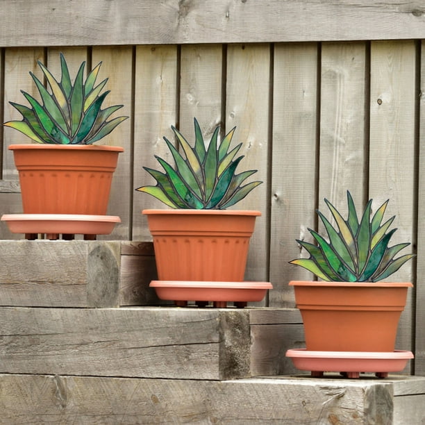 Adorno de planta de agave Maceta Decoración de planta en maceta de agave (Verde) Ndcxsfigh Para estrenar
