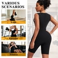 thumbnail image 6 of MISS COCOLI Sauna Suit for Women Sweat Vest Waist Trainer Workout Slimming Full Body Shaper Zipper Sleeveless, 6 of 8