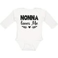 thumbnail image 3 of Inktastic Nonna Baby Clothes Grandchild Girls Long Sleeve Baby Bodysuit, 3 of 5