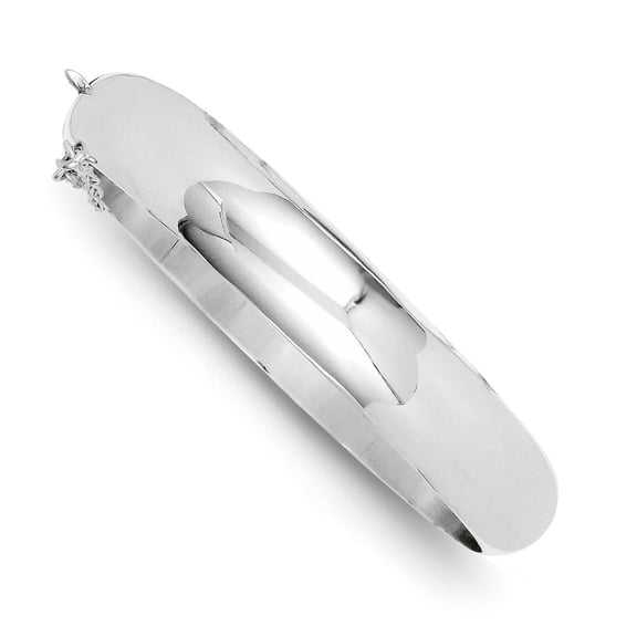 Sterling Silver Bangle Bracelet - 14.0 Grams - Measures 12mm Wide