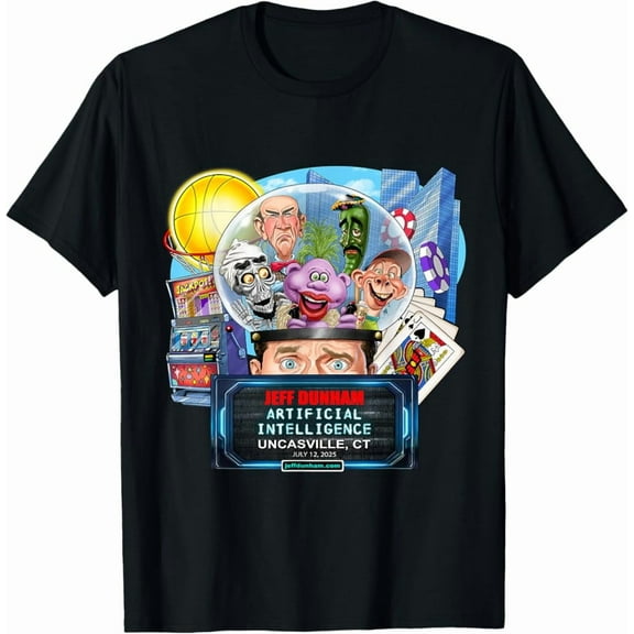 Hot Trending Tee With Jeff Dunham Uncasville, Ct (2025) T-Shirt